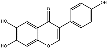 6,7,4'-Trihydroxyisoflavone Struktur