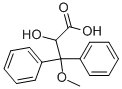 2-HYDROXY-3-METHOXY-3,3-DIPHENYLPROPANOIC ACID Structure