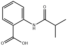 2-异丁酰氨基苯甲酸 结构式