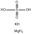 sulphuric acid, magnesium potassium salt Structure