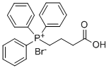 (3-丙羧基)三苯基溴化膦, 17857-14-6, 结构式