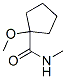 Cyclopentanecarboxamide,  1-methoxy-N-methyl- 结构式