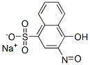 4-Hydroxy-3-nitroso-1-naphthalenesulfonic acid sodium salt Structure