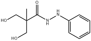 3-hydroxy-2-(hydroxymethyl)-2-methyl-2'-phenylpropionohydrazide 结构式