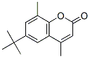 4,8-dimethyl-6-tert-butyl-chromen-2-one 结构式
