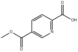 5-(甲氧羰基)-2-吡啶羧酸 结构式