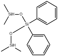 1,1,5,5-tetramethyl-3,3-diphenyltrisiloxane Struktur