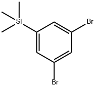 3,5-二溴-1-三甲基硅基苯 结构式