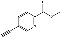 5-乙炔-2-甲酸甲酯吡啶, 17880-61-4, 结构式