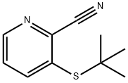 3-TERT-BUTYLSULFANYL-PYRIDINE-2-CARBONITRILE Structure
