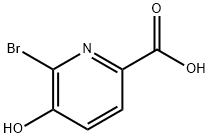 6-bromo-5-hydroxy-2-pyridinecarboxylic acid Struktur