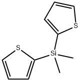 二甲基二(2-噻吩)硅烷, 17888-49-2, 结构式