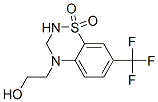 2,3-dihydro-7-(trifluoromethyl)-4H-1,2,4-benzothiadiazine-4-ethanol 1,1-dioxide Structure
