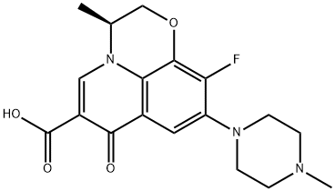 9-Piperazino Levofloxacin Structure