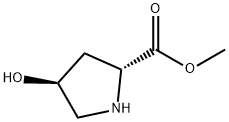 4-ヒドロキシピロリジン-2-カルボン酸(2R,4S)-メチル 化学構造式