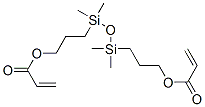 (1,1,3,3-tetramethyldisiloxane-1,3-diyl)dipropane-1,3-diyl diacrylate 结构式