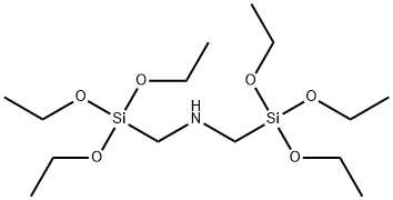 双(三乙氧基硅基甲基)胺 结构式