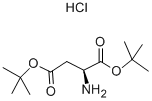 L-アスパラギン酸ジ-TERT-ブチルエステル塩酸塩 化学構造式