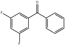 3,5-ジフルオロベンゾフェノン 化学構造式