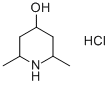 2,6-DIMETHYL-4-PIPERIDINOL HYDROCHLORIDE Structure