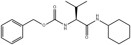 N-Cyclohexyl L-Z-ValinaMide 结构式