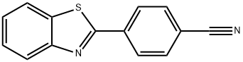 2-(4-氰基苯基)苯并噻唑 结构式