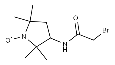 3-(2-BROMOACETAMIDO)-2,2,5,5-TETRAMETHYL-1-PYRROLIDINOXY Structure
