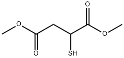 dimethyl mercaptosuccinate Structure