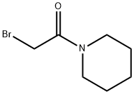 1-(ブロモアセチル)ピペリジン 化学構造式