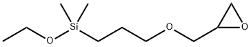 [3-(グリシジルオキシ)プロピル]ジメチルエトキシシラン 化学構造式