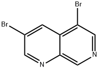 3,5-Dibromo-1,7-naphthyridine 结构式