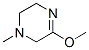 Pyrazine, 1,2,3,6-tetrahydro-5-methoxy-1-methyl- (9CI) Structure