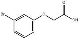 3-溴苯氧基乙酸 结构式