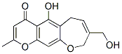6,9-Dihydro-5-hydroxy-8-hydroxymethyl-2-methyl-4H-pyrano[3,2-h][1]benzoxepin-4-one 结构式