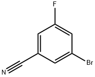 3-Bromo-5-fluorobenzonitrile Struktur