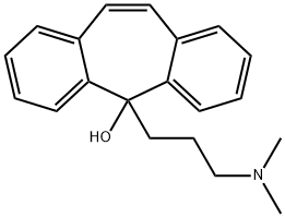 5-[3-(二甲基氨基)丙基]-5H-二苯并[A,D]环庚烯-5-醇 结构式