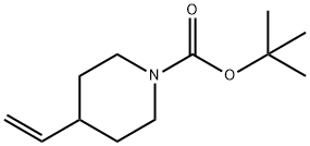 4-乙烯基哌啶-1-甲酸叔丁酯 结构式