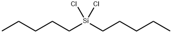 DICHLORODI-N-PENTYLSILANE Structure
