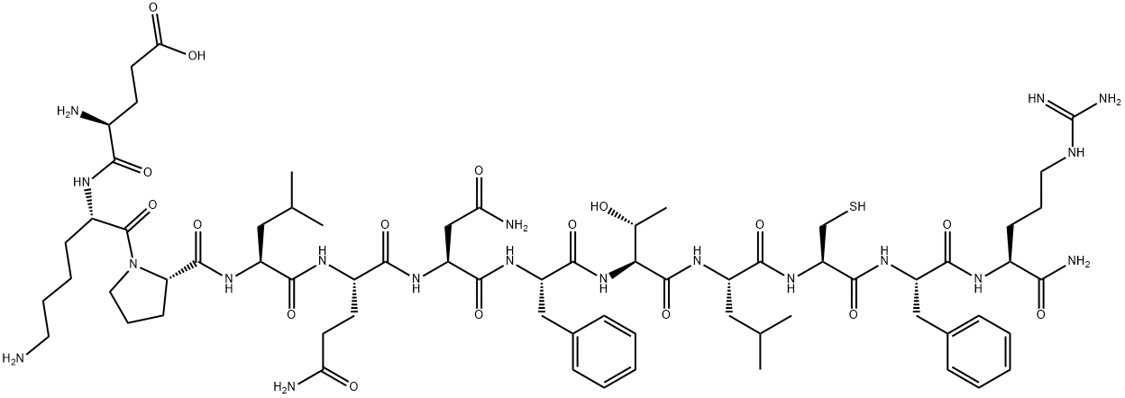淀粉样P组分（27-38）酰胺三氟乙酸盐, 180387-75-1, 结构式