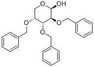 2,3,4-三-邻苯甲基-~-D-阿拉伯呱喃糖 结构式