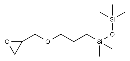 (3-GLYCIDOXYPROPYL)戊甲基二硅氧烷 结构式