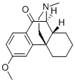 (-)-3-Methoxy-17-methyl-10-oxomorphinan 结构式