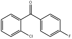 2-Chloro-4'-fluorobenzophenone Struktur