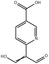 2-(3-羟基羰基-6-吡啶基)丙二醛 结构式