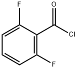 2,6-ジフルオロベンゾイル クロリド 化学構造式