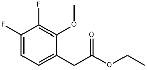 2-(3,4-二氟-2-甲氧基苯基)乙酸乙酯, 1806330-92-6, 结构式