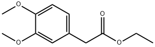 2-(3,4-二甲氧基苯基)乙酸乙酯, 18066-68-7, 结构式