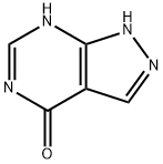 4H-Pyrazolo[3,4-d]pyrimidin-4-one, 1,7-dihydro- (9CI) Structure