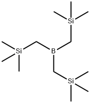 TRIS(TRIMETHYLSILYLMETHYL)BORANE 结构式
