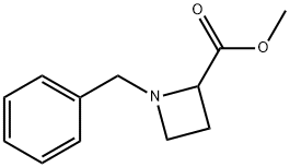 1-苄基氮杂环丁烷-2-羧酸甲酯 结构式